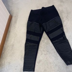 Black torrid Moto leggings -
